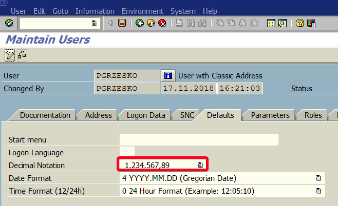 tonne software meter how to set number of decimals