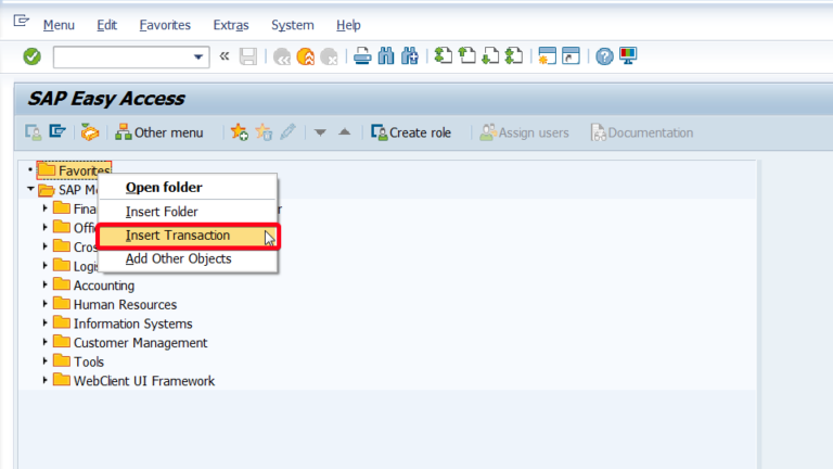 How To Add To Your Favorites In SAP SAPported how-to-add-to-your-favorites-in-sap-sapported