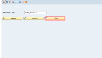 How to create transaction code (tcode) in SAP? - SAPported