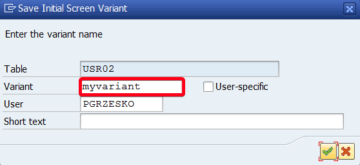 How to create your own variant in SAP - SAPported