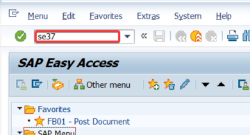 How to create ABAP Function Module in SAP using transaction SE37 ...