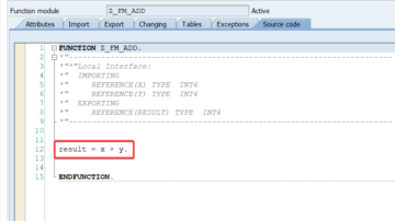 How to create ABAP Function Module in SAP using transaction SE37 ...